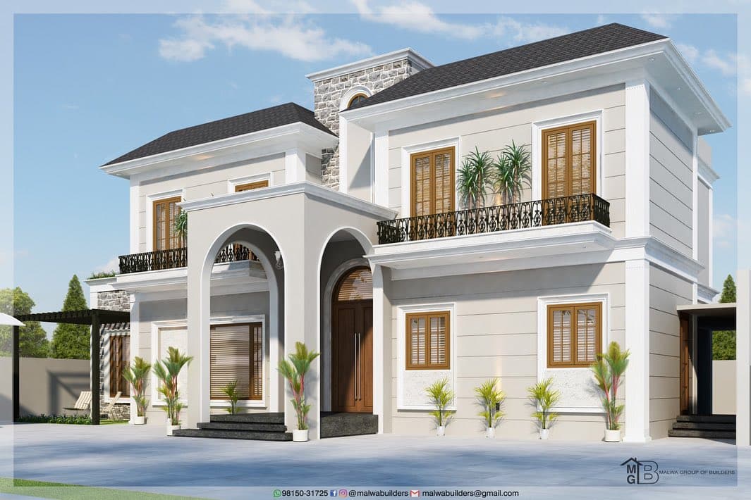 Arched Portico Residence